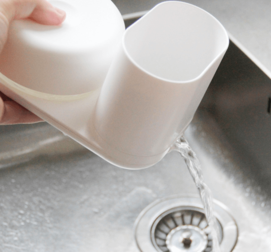 Bosign Do-Dish Caddy Dish Soap Pump Sink Organiser Set White