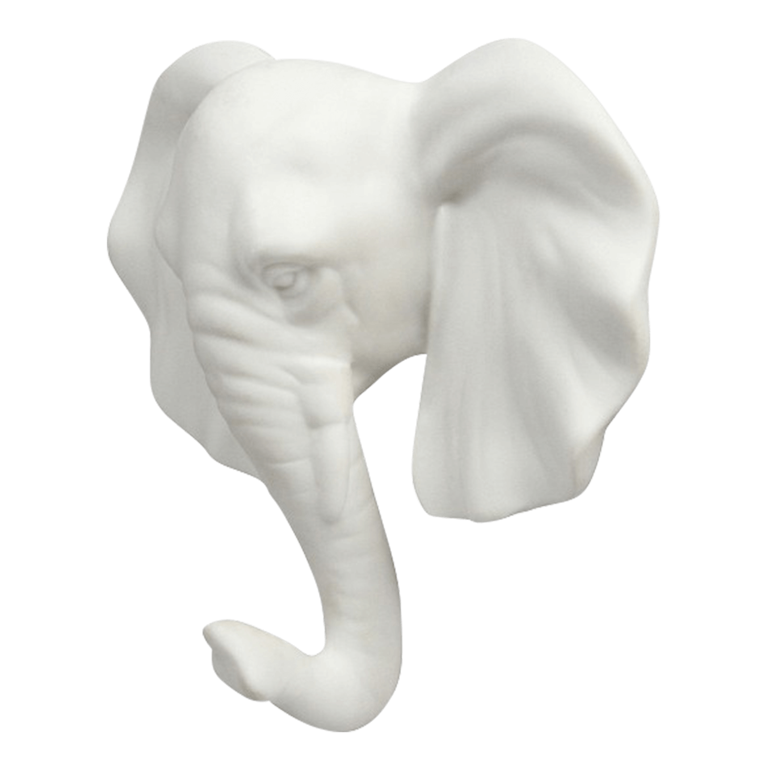 &klevering Hook Elephant Porcelain White