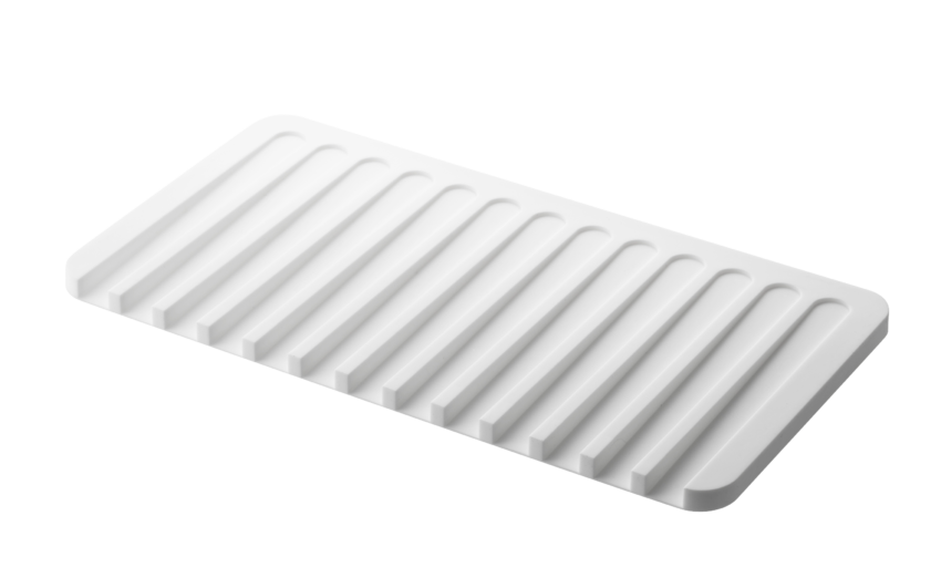 Flow Silicone Drainer Tray white