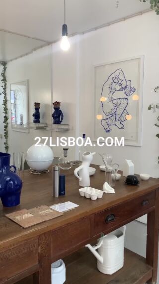 Located in the heart of Lisbon, our store is a sanctuary of style and functionality. ⁠
⁠
As a destination for interior design enthusiasts, we curate an exquisite collection that transforms spaces into personal heaven.⁠
⁠
From statement furniture to tasteful home decor, we invite you to explore a world where every piece is a masterpiece.⁠
⁠
But we offer more than just items for the home. Step into a realm of self-care with our curated selection of personal care products that elevate your daily routine. We've crafted a range of products for the little ones that blend fun and functionality, making parenting an art form.⁠
⁠
Our store isn't just a shopping destination; it's an experience. ⁠
⁠
The streets surrounding us pulse with energy, and our store reflects the dynamic spirit of this neighborhood. ⁠
⁠
We invite you to come and immerse yourself in a world where aesthetics meet practicality, and every visit promises a discovery.⁠
⁠
Don't forget, your home, your style—crafted with care and curated with love. 🏠💖 ⁠
⁠
We also ship worldwide 🌎 find us at 27lisboa.com⁠
⁠
#27Lisboa #WeTravelSoYouDoToo #InteriorDesign #ArtDecor #LisbonShop⁠
⁠
⁠